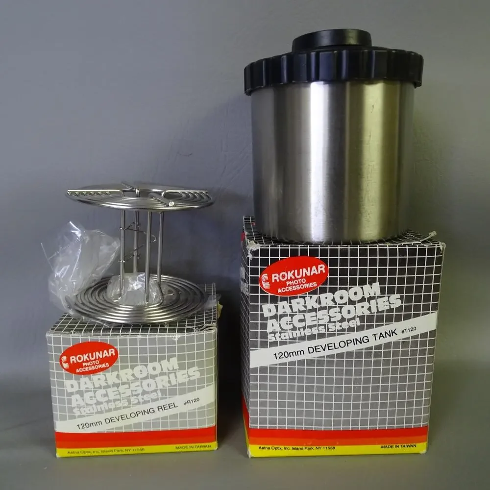 Rokunar Photo Darkroom Accessories 120mm Developing Tank 120mm Developing Reel